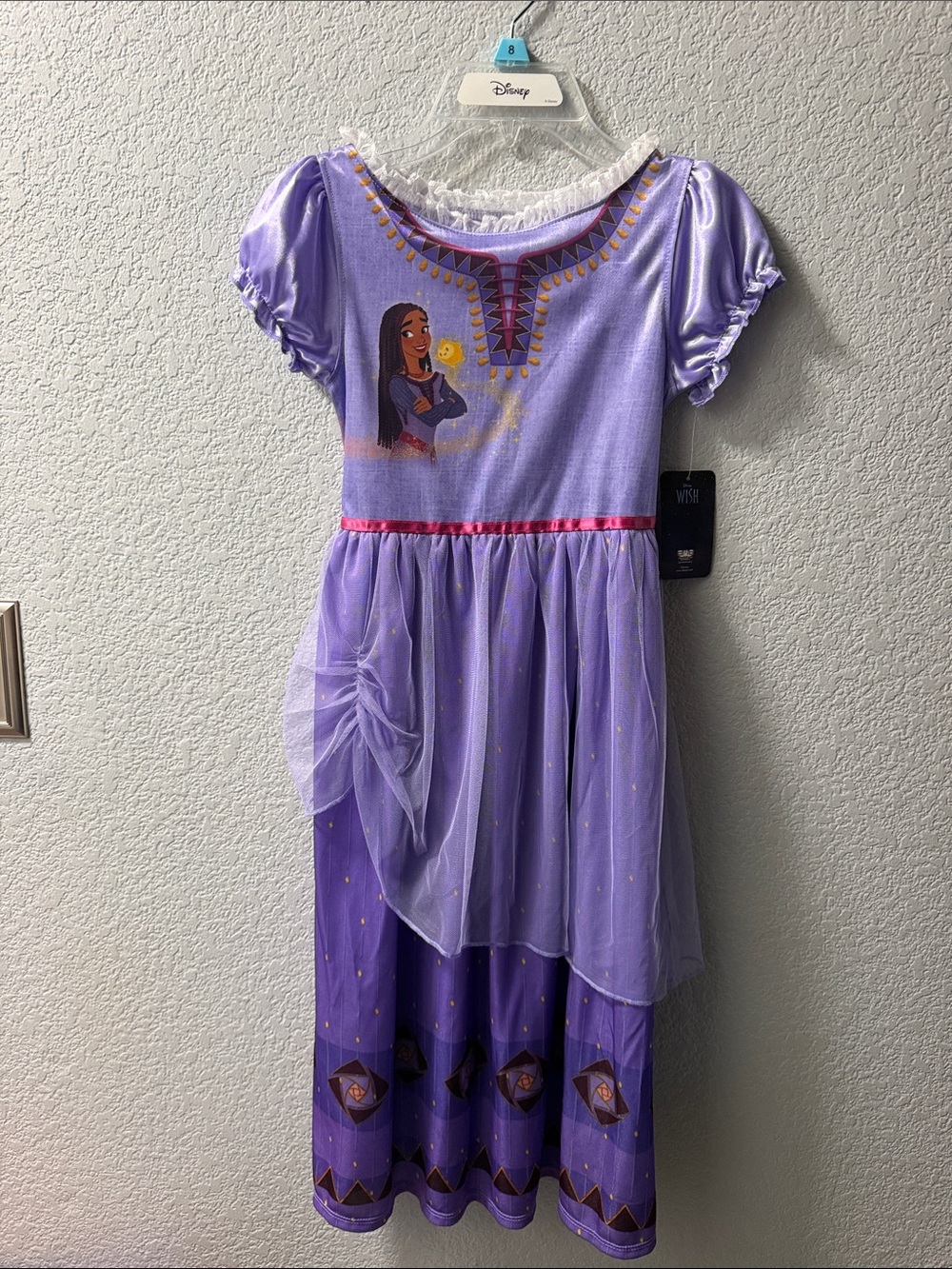 Disney Girls' Purple Rapunzel Costume Dress